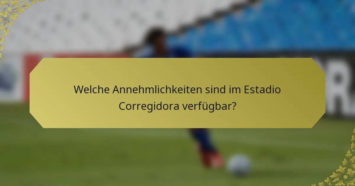 Welche Annehmlichkeiten sind im Estadio Corregidora verfügbar?